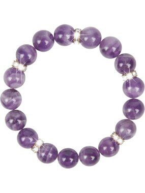 Chakra Healing Bracelet for Women | Rose Quartz & Crystal Beaded Stretch